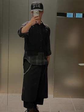 「Ground Y（グラウンドワイ）のアイテム」を使った、jmgjttmmgpさん（メンズ・165cm）の春コーディネート