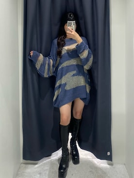 「ニットコーデ」｜mizukiさん（レディース・154cm）の秋コーディネート