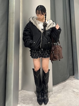 misakiさん（レディース・145cm）の冬コーディネート