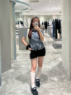 「アイテム（ソックス/靴下）」を使った、2pnwlさん（骨格ストレート・レディース・145cm）の夏コーディネート