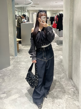 「アイテム（サングラス）」を使った、misakiさん（レディース・145cm）の秋コーディネート