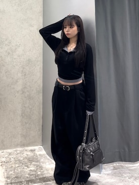 「アイテム（ネックレス）」を使った、misakiさん（レディース・145cm・20代）の秋コーディネート