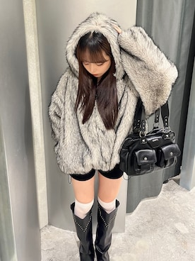「アイテム（パンツ）」を使った、misakiさん（レディース・145cm）の秋コーディネート