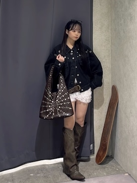 misakiさん（レディース・145cm）の冬コーディネート