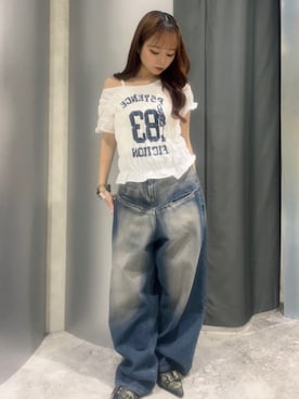「アイテム（キャミソール）」を使った、2pnwlさん（レディース・145cm）の夏コーディネート