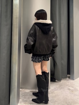 「アイテム（シューズ）」を使った、misakiさん（レディース・145cm）の秋コーディネート