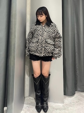 「アイテム（ブルゾン）」を使った、misakiさん（レディース・145cm）の秋コーディネート