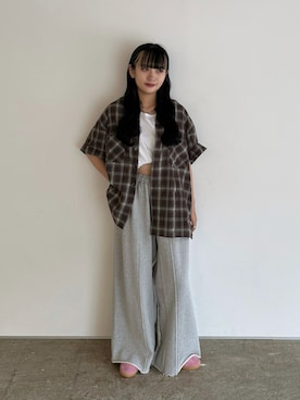「MSG（エムエスジー）のアイテム」を使った、keiさん（レディース・161cm）の夏コーディネート