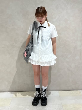 「jouetie（ジュエティ）のアイテム」を使った、MIYUUさん（骨格ナチュラル・レディース・161cm）の夏コーディネート