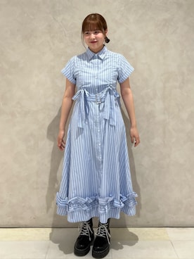 「jouetie（ジュエティ）のアイテム」を使った、MIYUUさん（骨格ナチュラル・レディース・161cm）の春コーディネート