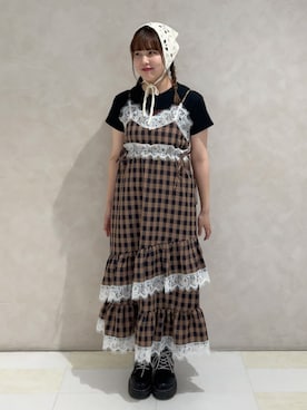 「jouetie（ジュエティ）のアイテム」を使った、MIYUUさん（骨格ナチュラル・レディース・161cm）の夏コーディネート