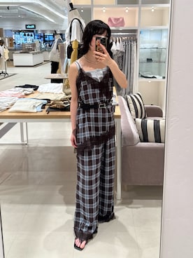 「mystic（ミスティック）のアイテム（アクセサリー）」を使った、タハラノドカさん（レディース・156cm）の夏コーディネート