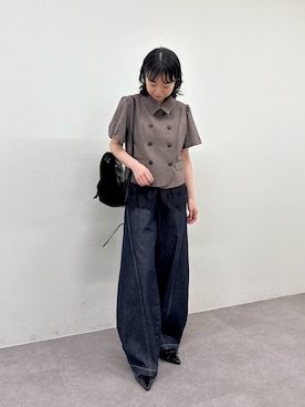 タハラノドカさん（レディース・156cm）の夏コーディネート
