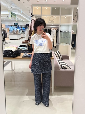 「アイテム（セットアップ）」を使った、タハラノドカさん（レディース・156cm）の春コーディネート