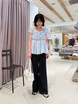 「チュニック」｜タハラノドカさん（レディース・156cm）の夏コーディネート