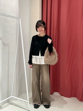 タハラノドカさん（骨格ナチュラル・レディース・156cm）の秋コーディネート