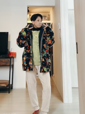 「コンマヘア」｜「アイテム（ジャケット/アウター）」を使った、gagﾞさん（レディース・152cm）の冬コーディネート