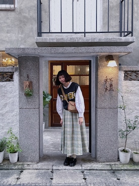 「コーデ記録」｜Gさん（レディース・168cm）の冬コーディネート