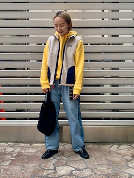 「アイテム（パーカー）」を使った、Ayaka Omoriさん（レディース・155cm）の秋コーディネート