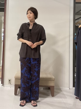 「UNTITLED（アンタイトル）のアイテム」を使った、IWAMOさん（レディース・168cm）の夏コーディネート
