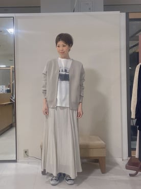 「SOUP（スープ）のアイテム」を使った、IWAMOさん（レディース・168cm）の冬コーディネート