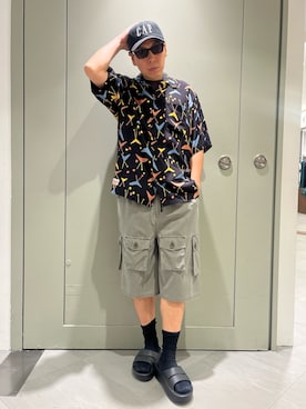 「schott(ショット)のアイテム」を使った、funatoさん(メンズ・166cm)の夏コーディネート