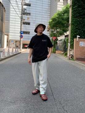 funatoさん（メンズ・166cm）の夏コーディネート