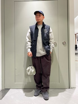 「chaosfishingclub」｜funatoさん（メンズ・166cm）の冬コーディネート