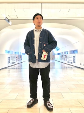 「キャルオーライン」｜funatoさん（メンズ・166cm）の冬コーディネート