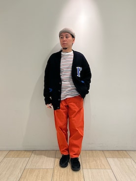 funatoさん（メンズ・166cm）の冬コーディネート