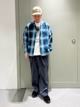 「schott（ショット）のアイテム」を使った、funatoさん（メンズ・166cm）の春コーディネート