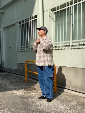 「Odds（オッズ）のアイテム」を使った、funatoさん（メンズ・166cm）の春コーディネート