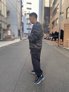 「and wander（アンドワンダー）のアイテム」を使った、funatoさん（メンズ・166cm）の冬コーディネート