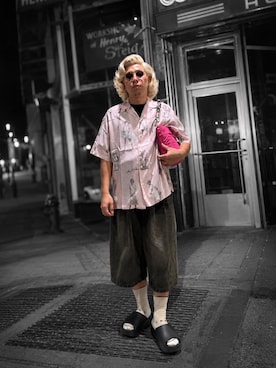 「BEAVER（ビーバー）のアイテム」を使った、funatoさん（メンズ・166cm）の夏コーディネート