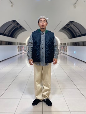 funatoさん（メンズ・166cm）の冬コーディネート