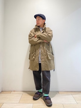 「BEAVER名古屋」｜「アイテム（ブルゾン）」を使った、funatoさん（メンズ・166cm）の秋コーディネート