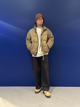 「MANASTASH（マナスタッシュ）のアイテム（スウェット）」を使った、funatoさん（メンズ・166cm）の秋コーディネート