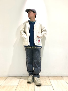 「キャルオーライン」｜funatoさん（メンズ・166cm）の冬コーディネート