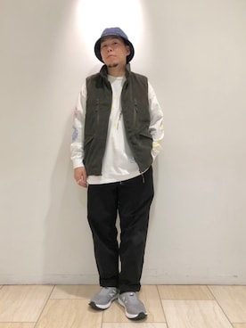 「ABU GARCIA（アブ・ガルシア）のアイテム（ジャケット/アウター）」を使った、funatoさん（メンズ・166cm）の冬コーディネート