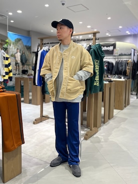 「MANASTASH（マナスタッシュ）のアイテム（スウェット）」を使った、funatoさん（メンズ・166cm）の春コーディネート