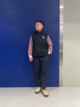 「chaosfishingclub」｜funatoさん（メンズ・166cm）の冬コーディネート