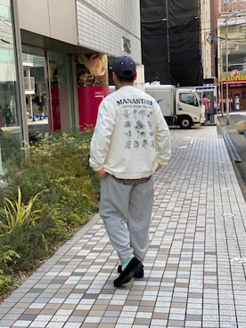 「Odds（オッズ）のアイテム」を使った、funatoさん（メンズ・166cm）の春コーディネート