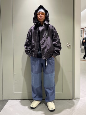 「BEAVER（ビーバー）のアイテム」を使った、funatoさん（メンズ・166cm）の秋コーディネート