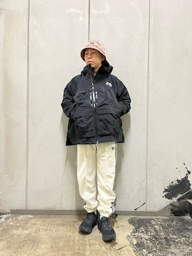 「needles トラックパンツ」｜funatoさん（メンズ・166cm）の冬コーディネート