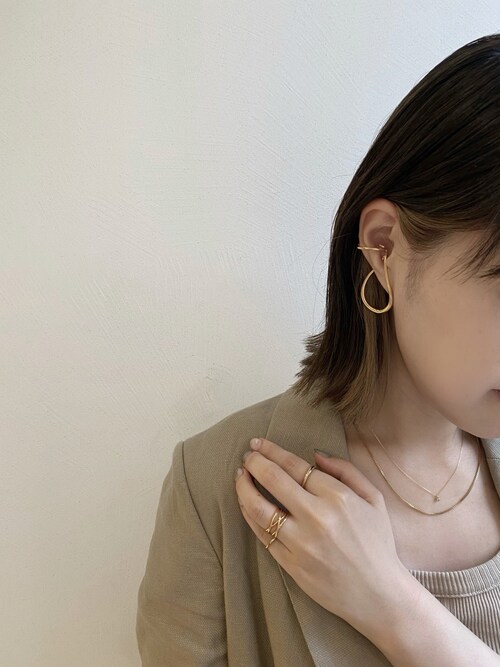 Lien- ワープイヤーカフ(片耳【右耳】用) ZOZOTOWN PayPayモール店 Lien- ワープイヤーカフ(片耳【右耳】用) ZOZOTOWN PayPayモール店