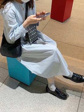 「HARUTA」｜「アイテム（ワンピース/ドレス）」を使った、haruさん（レディース・157cm）の秋コーディネート