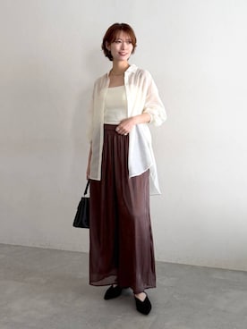 uemiさん（レディース・163cm）の夏コーディネート