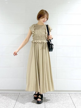 uemiさん（レディース・163cm）の春コーディネート