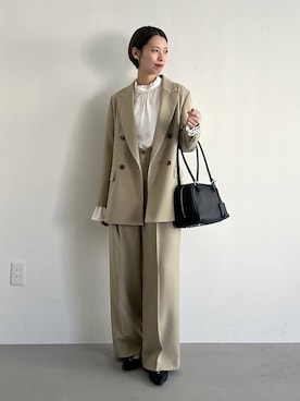 「アイテム（パンプス）」を使った、uemiさん（レディース・163cm・30代）の冬コーディネート