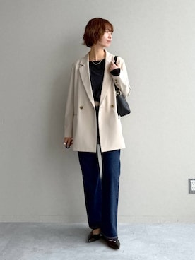 uemiさん（レディース・163cm）の春コーディネート